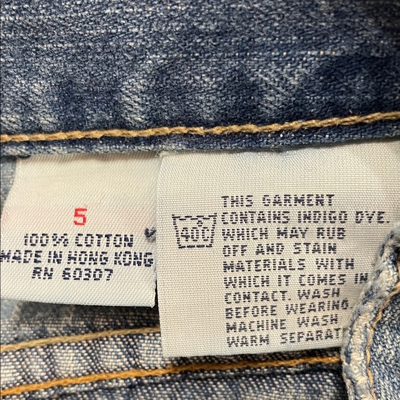 UNIONBAY-Denim Maxi Skirt with Front Slit size 5 jr - Picture 5 of 6